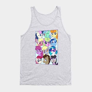 Background Ponies Tank Top